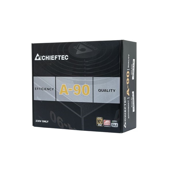 Chieftec A-90 550W ventillátorral félmoduláris dobozos tápegység