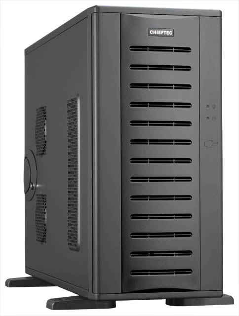 Chieftec BH-01B-B-B-OP táp nélküli fekete ATX ház