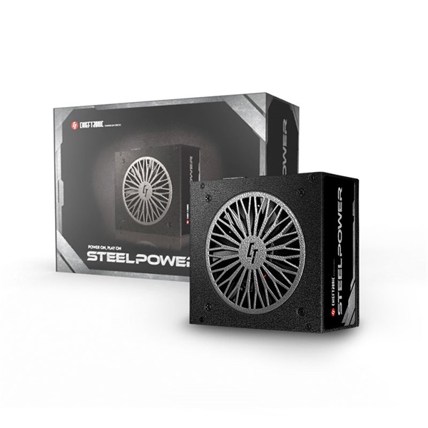 Chieftec CHIEFTRONIC Steel Power 750W 80+ Bronze ventillátorral dobozos tápegység