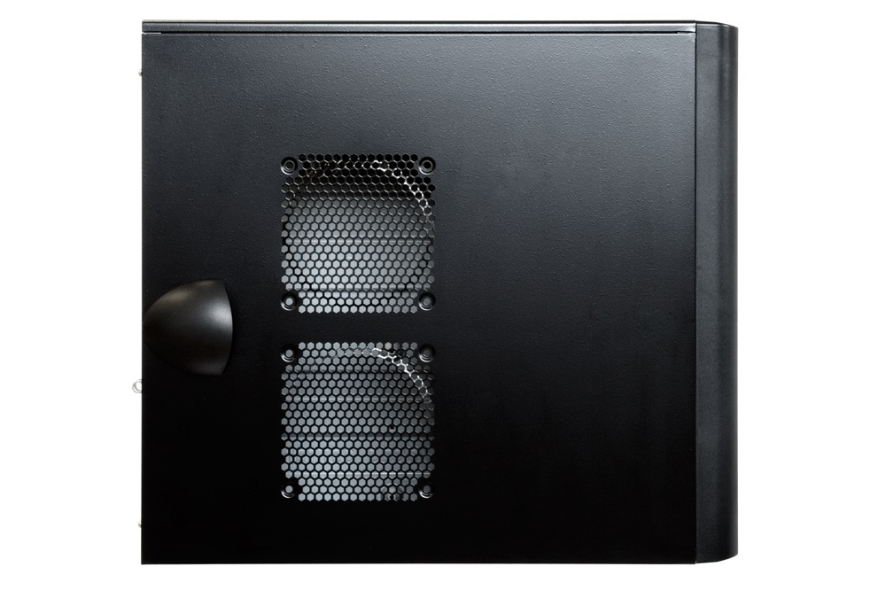 Chieftec CM-01B-U3-OP Mesh szériás táp nélküli fekete mATX ATX ház