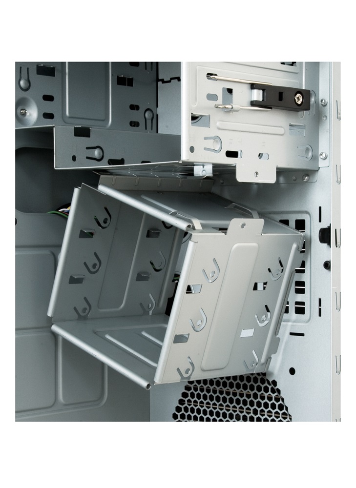 Chieftec CM-01B-U3-OP Mesh szériás táp nélküli fekete mATX ATX ház