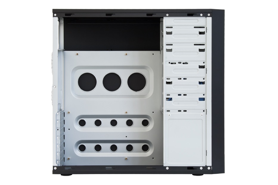 CHIEFTEC CQ-01B-U3-OP fekete (táp nélküli) ATX ház