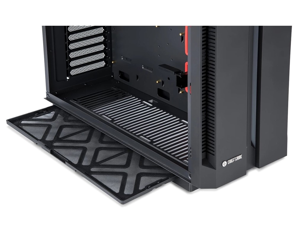 CHIEFTEC GR-01B-OP fekete (táp nélküli) ablakos ATX ház