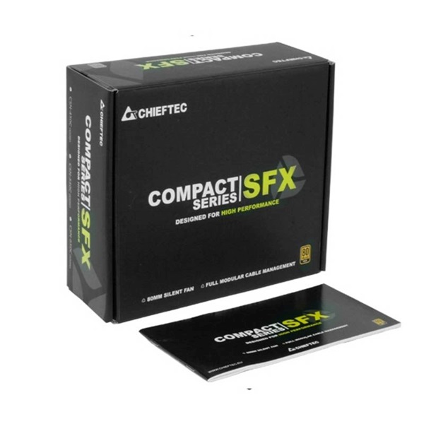 Chieftec Compact 450W 80+ Gold ventillátorral moduláris dobozos tápegység