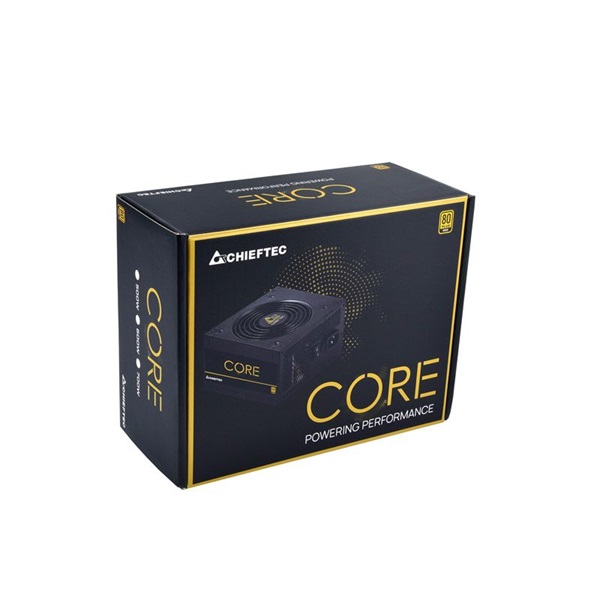 Chieftec Core 600W 80+ Gold ventillátorral OEM tápegység