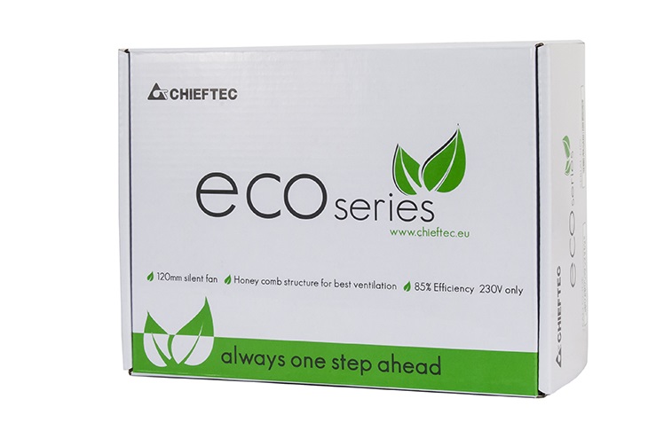 Chieftec ECO GPE-400S 400W PFC 12 cm ventilátorral tápegység