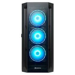 Chieftec GA-01B-TG-OP Apex A-RGB fekete (táp nélküli) ablakos EATX ház