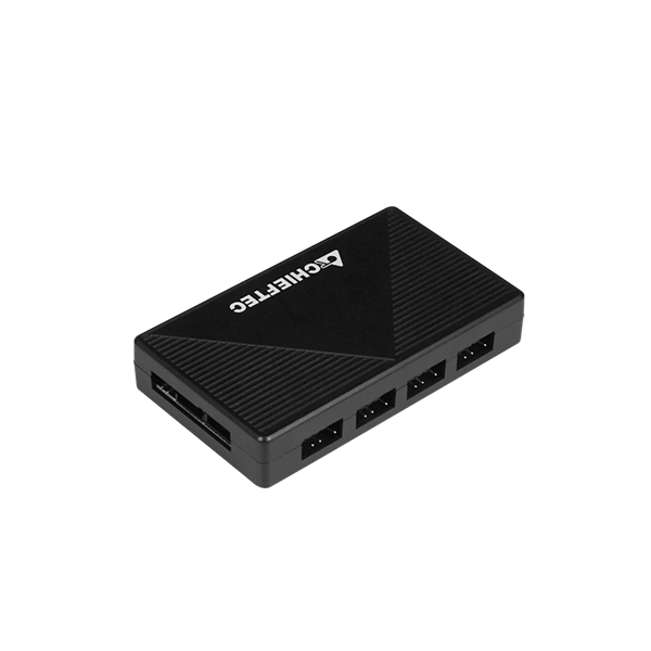 Chieftec GA-01B-TG-OP Apex A-RGB fekete (táp nélküli) ablakos EATX ház