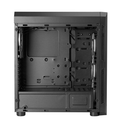 CHIEFTEC GL-02B-OP fekete (táp nélküli) ablakos ATX ház