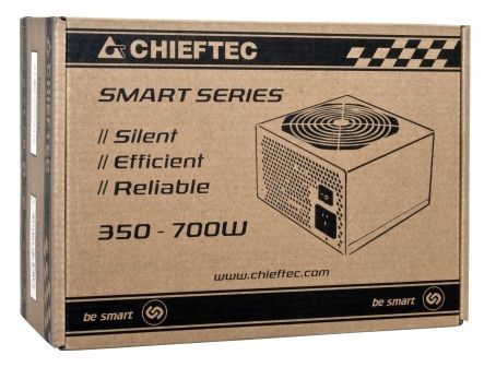 Chieftec GPS-700A8 700W PFC 12 cm ventilátorral dobozos tápegység