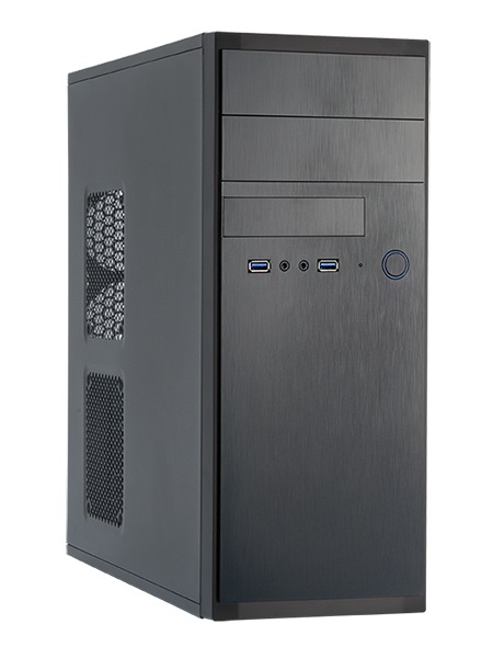 CHIEFTEC HQ-01B-OP fekete (táp nélküli) ATX ház