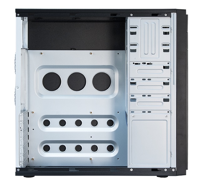 CHIEFTEC HQ-01B-OP fekete (táp nélküli) ATX ház