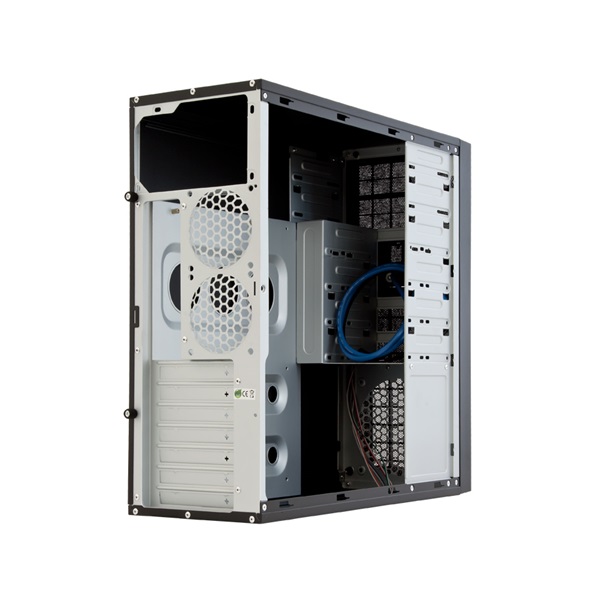 CHIEFTEC HQ-01B-OP fekete (táp nélküli) ATX ház