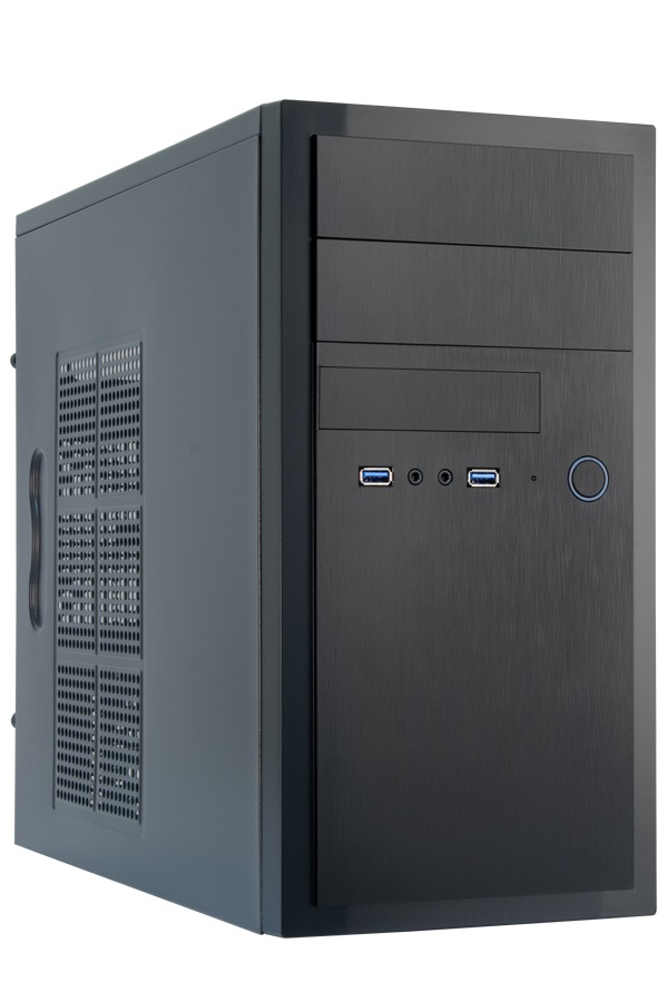 CHIEFTEC HT-01B-OP fekete (táp nélküli) mATX ház