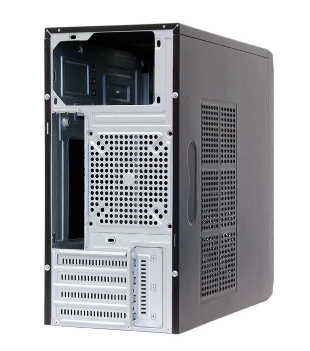 CHIEFTEC HT-01B-OP fekete (táp nélküli) mATX ház