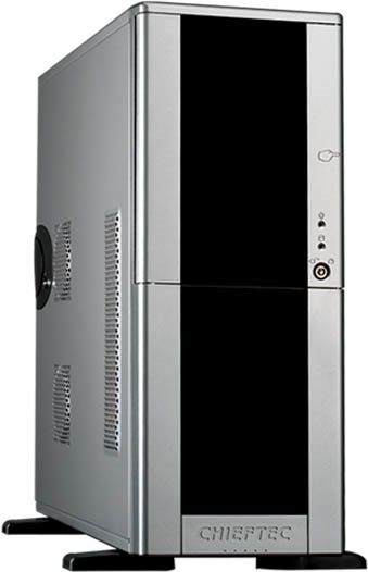 Chieftec LCX-01SL-SL-B-OP táp nélküli ezüst ATX ház