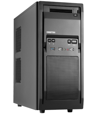CHIEFTEC LF-02B-OP fekete (táp nélküli) ATX ház