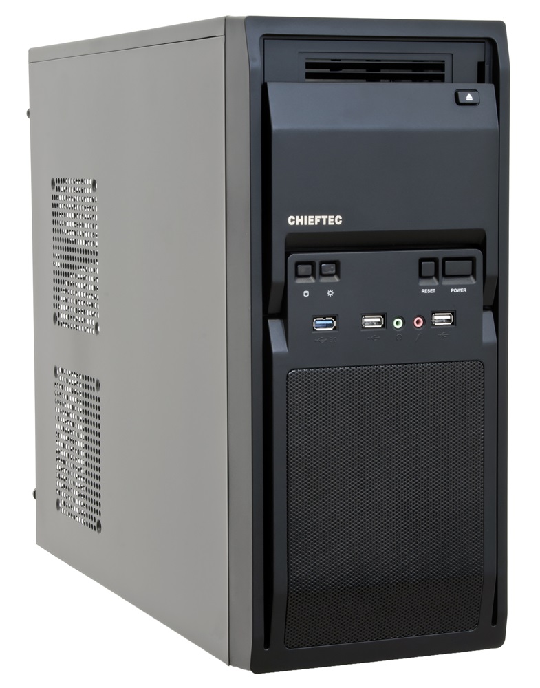 CHIEFTEC LG-01B-OP fekete (táp nélküli) ATX ház