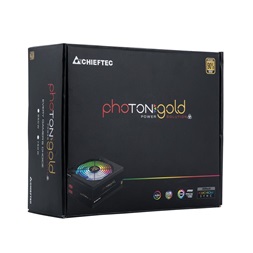 Chieftec Photon Gold 650W ventillátorral félmoduláris RGB dobozos tápegység