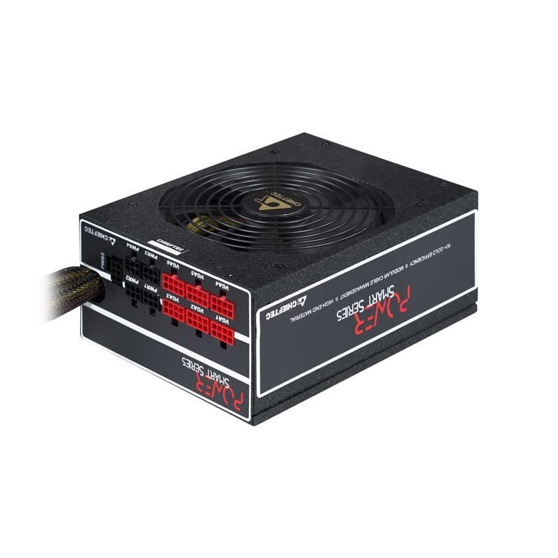 Chieftec Power Smart 1250W 80+ Gold ventillátorral félmoduláris dobozos tápegység