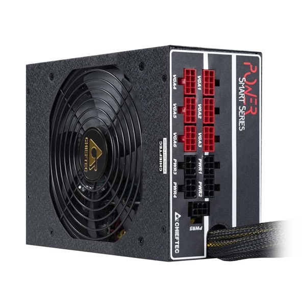 Chieftec Power Smart 1250W 80+ Gold ventillátorral félmoduláris dobozos tápegység