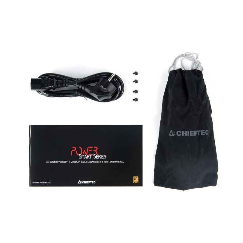 Chieftec Power Smart 450W 80+ Gold ventillátorral félmoduláris dobozos tápegység