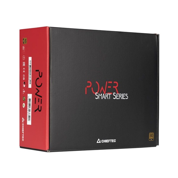 Chieftec Power Smart 450W 80+ Gold ventillátorral félmoduláris dobozos tápegység
