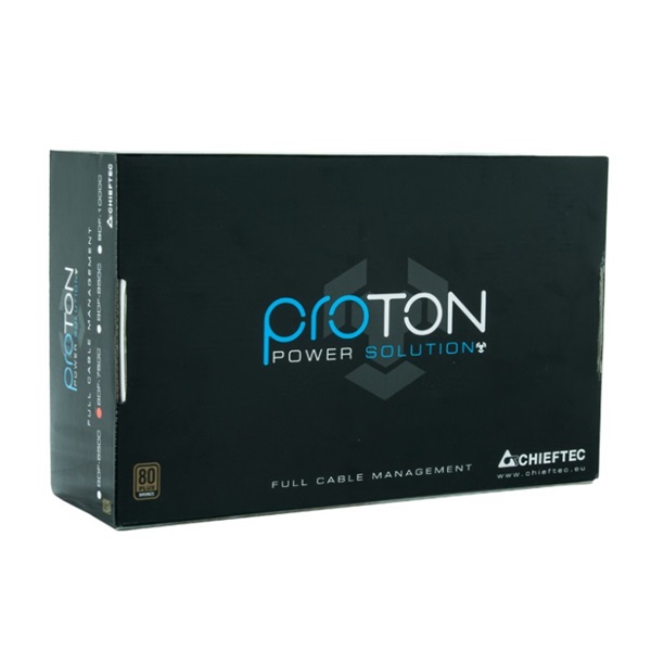 Chieftec Proton 650W 80+ Bronze ventillátorral dobozos tápegység