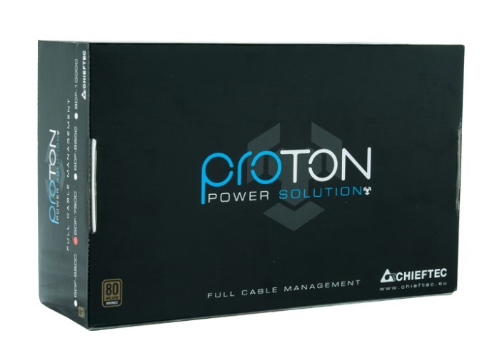 Chieftec Proton BDF-750C 750W 80+ bronz 12cm ventilátorral moduláris dobozos tápegység