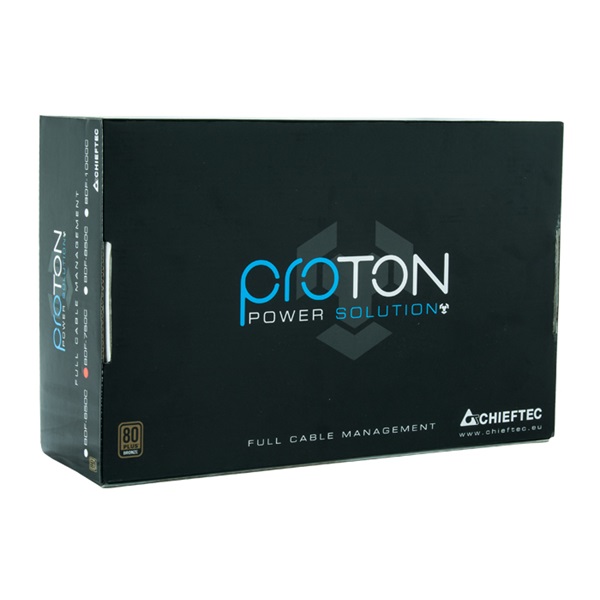 Chieftec Proton BDF-850C 850W 80+ bronz 12cm ventilátorral moduláris dobozos tápegység