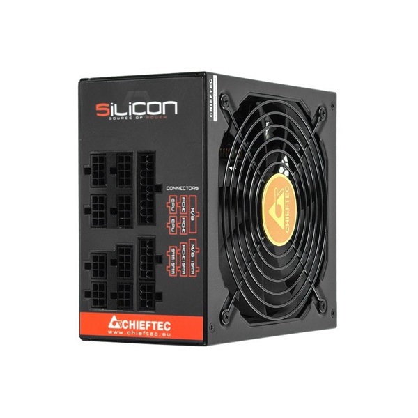 Chieftec Silicon 1000W 80+ Bronze ventillátorral moduláris dobozos tápegység