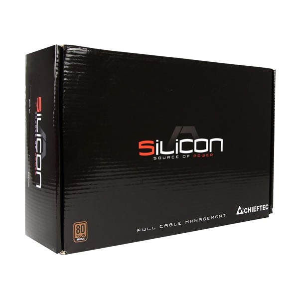Chieftec Silicon 1000W 80+ Bronze ventillátorral moduláris dobozos tápegység