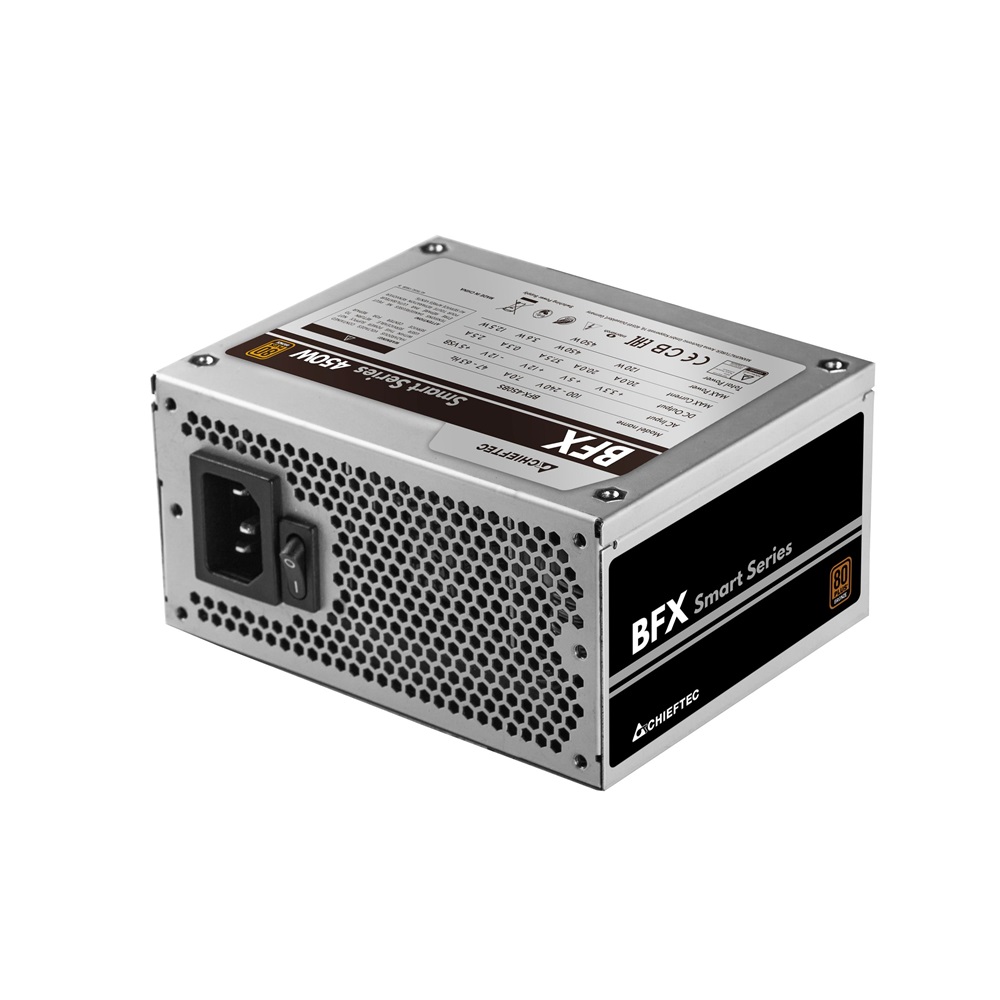 Chieftec Smart 350W 80+ Bronze ventillátorral dobozos tápegység