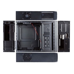CHIEFTEC UE-02B fekete 250W mATX ház