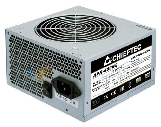 Chieftec Value APB-400B8 400W PFC 12 cm ventilátorral OEM tápegység