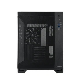 Chieftec Visio Air fekete (táp nélküli) ablakos mATX ház