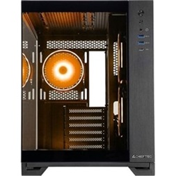 Chieftec Visio fekete (táp nélküli) ablakos mATX ház