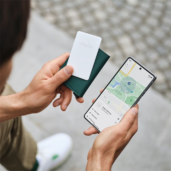Chipolo CARD Point Google Find My Device fehér tárgykereső