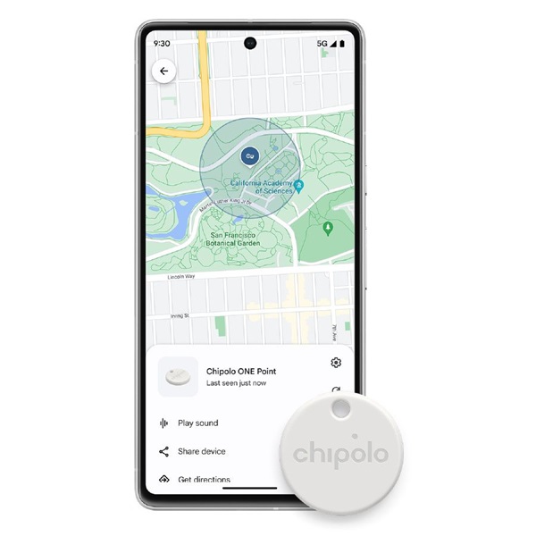 Chipolo ONE Point Google Find My Device fehér tárgykereső