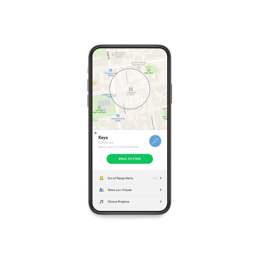 Chipolo ONE piros Smart tárgykereső