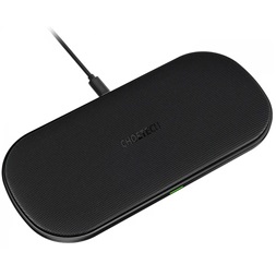 Choetech T535-S DUAL fekete vezeték nélküli töltő