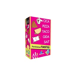 Cica, pizza, taco, gida, sajt – Fordulatos fordítás kártyajáték