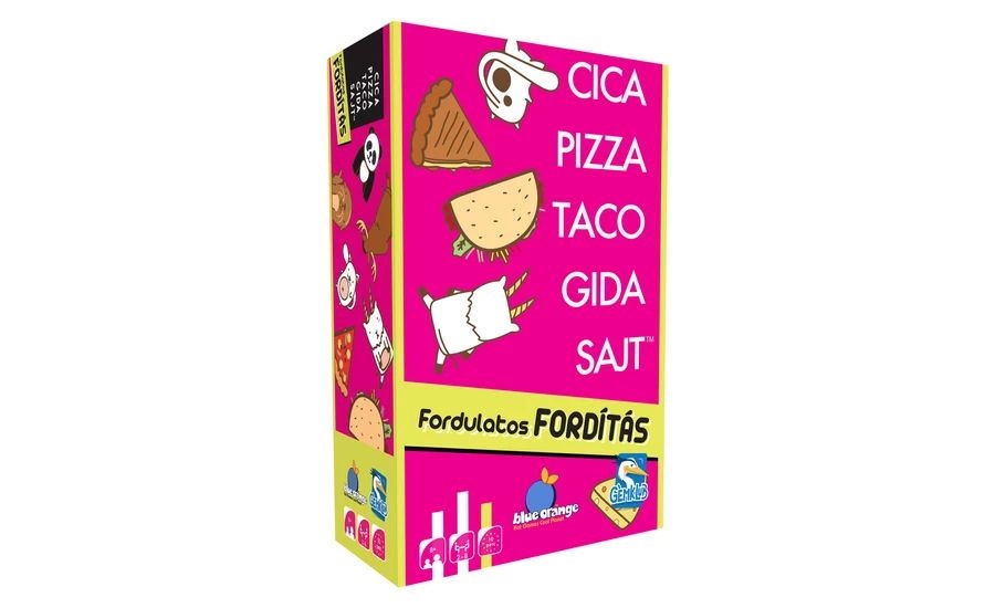 Cica, pizza, taco, gida, sajt – Fordulatos fordítás kártyajáték
