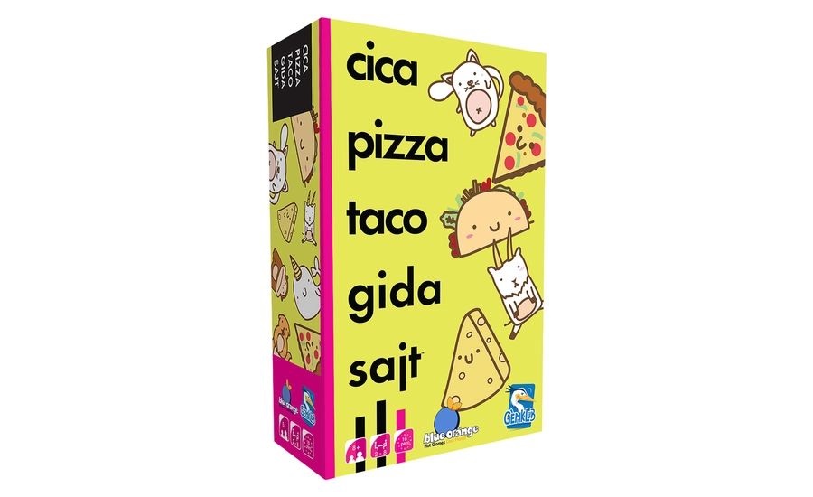 Cica, pizza, taco, gida, sajt kártyajáték