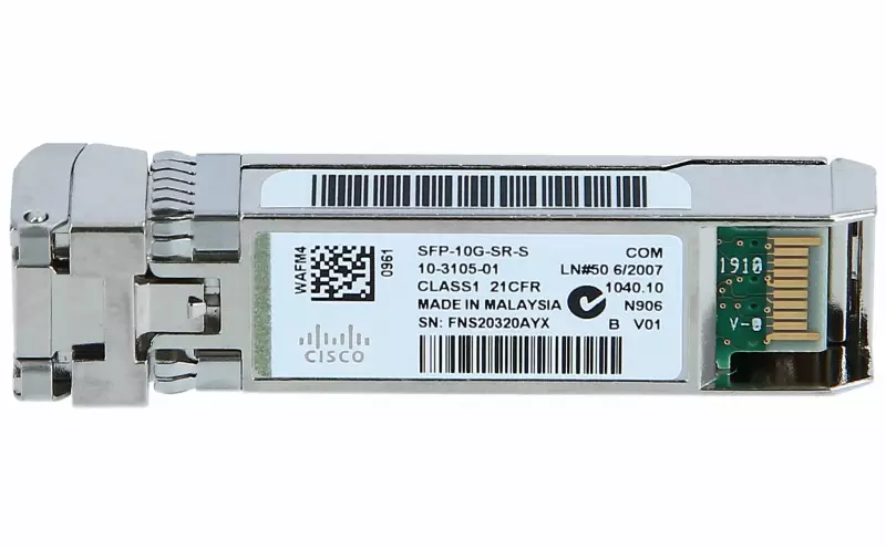 Cisco 10GBASE-SR SFP Module, Enterprise-Class