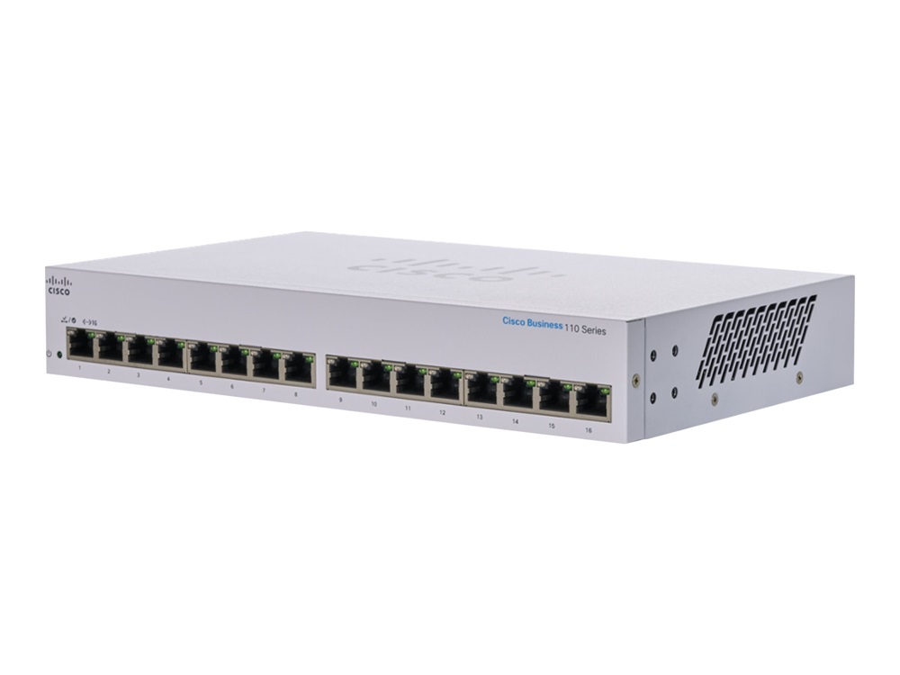 Cisco CBS110-16T 16x GbE LAN port nem menedzselhető switch