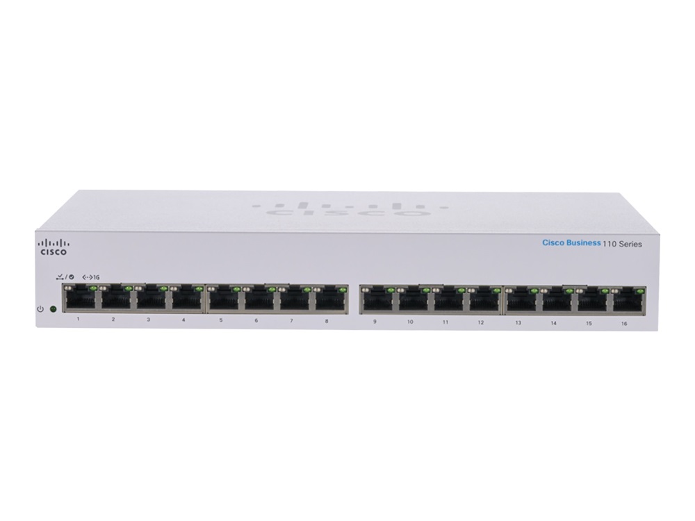 Cisco CBS110-16T 16x GbE LAN port nem menedzselhető switch