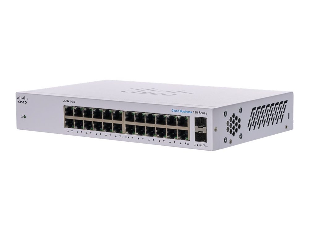 Cisco CBS110-24T 24x GbE LAN 2x combo GbE RJ45/SFP port nem menedzselhető switch