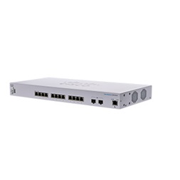 Cisco CBS350-12XT 12x 10GbE LAN 2x combo 10GbE RJ45/SFP+ port L3 menedzselhető switch