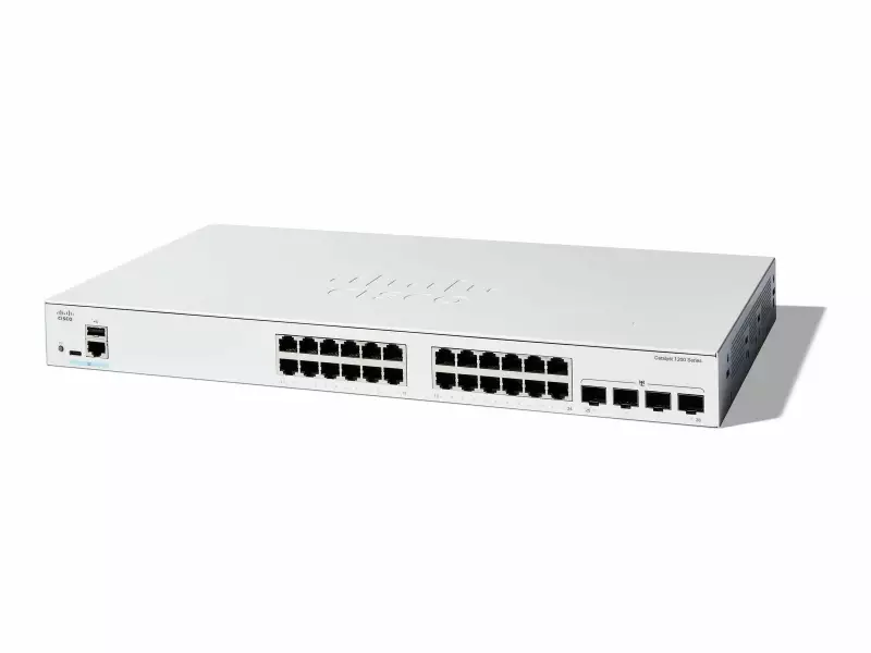 Cisco Catalyst C1200-24T-4G 24x GbE LAN 4x SFP port L2 menedzselhető switch